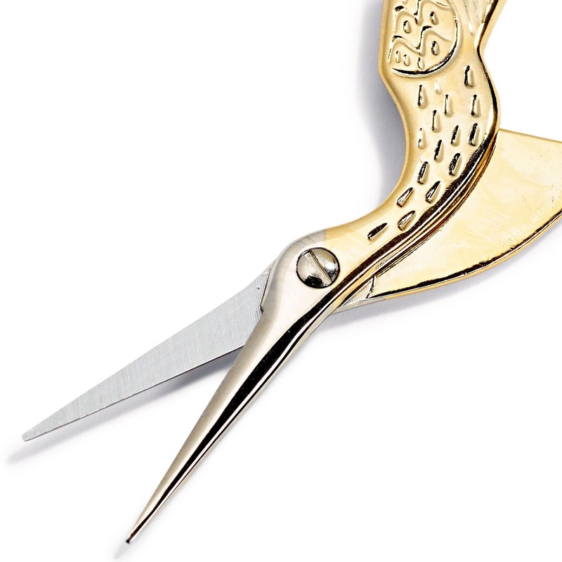 Prym 31/2" Stork Embroidery Scissors, Gold gallery