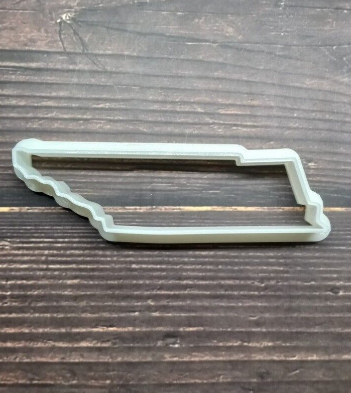 Tennessee State Cookie Cutter - 3D Printed - Food Safe PLA Plastic gallery