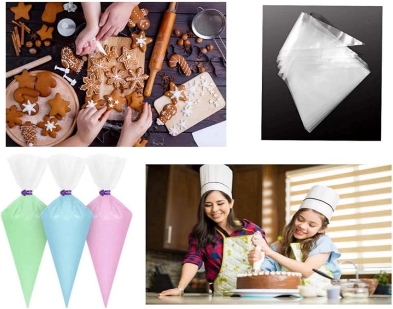 Cake Decorating Piping Bags 100pcs Disposable Non Slip Thick Frosting gallery