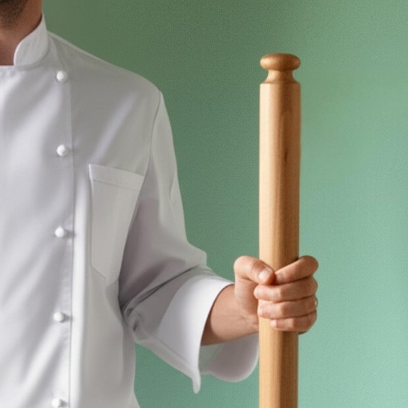Mattarello Pasta Rolling Pin – Handmade Italian Tool for Authentic Pasta Maki…