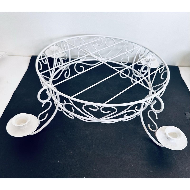 Vintage wilton candlelight wedding cake stand original box_ pre-owned gallery