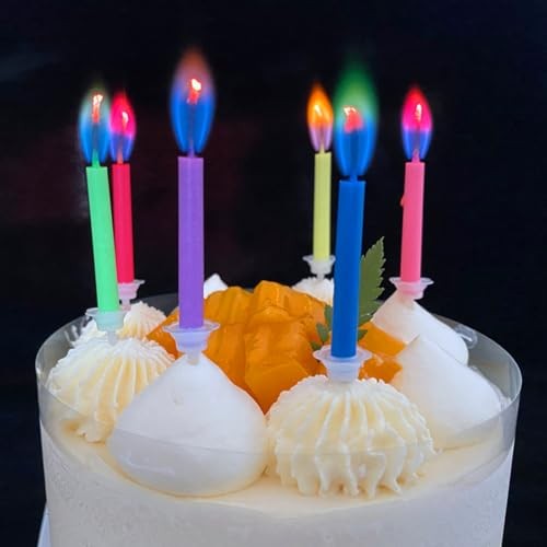 Colorflame Multicolor Birthday Cake Candles Happy Birthday Candles 12 Colorful gallery