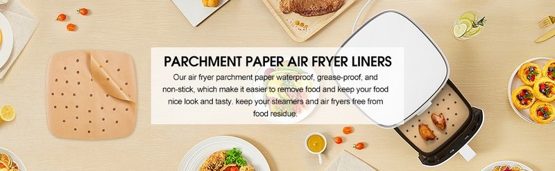 MUNS 200PCS Parchment Paper, 9 Inch Square Air Fryer Liner, Paper gallery