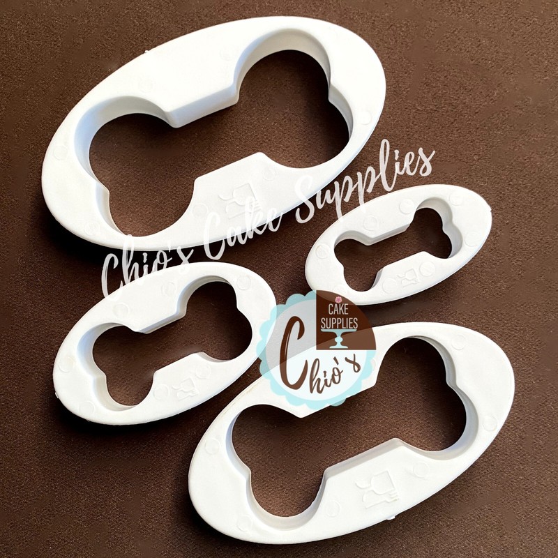 Dog bones cookie cutter 4 pieces set, 4 different sizes gallery