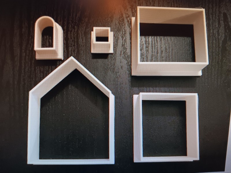 3D printed custom cookie cutters holiday's birthday Christmas gallery