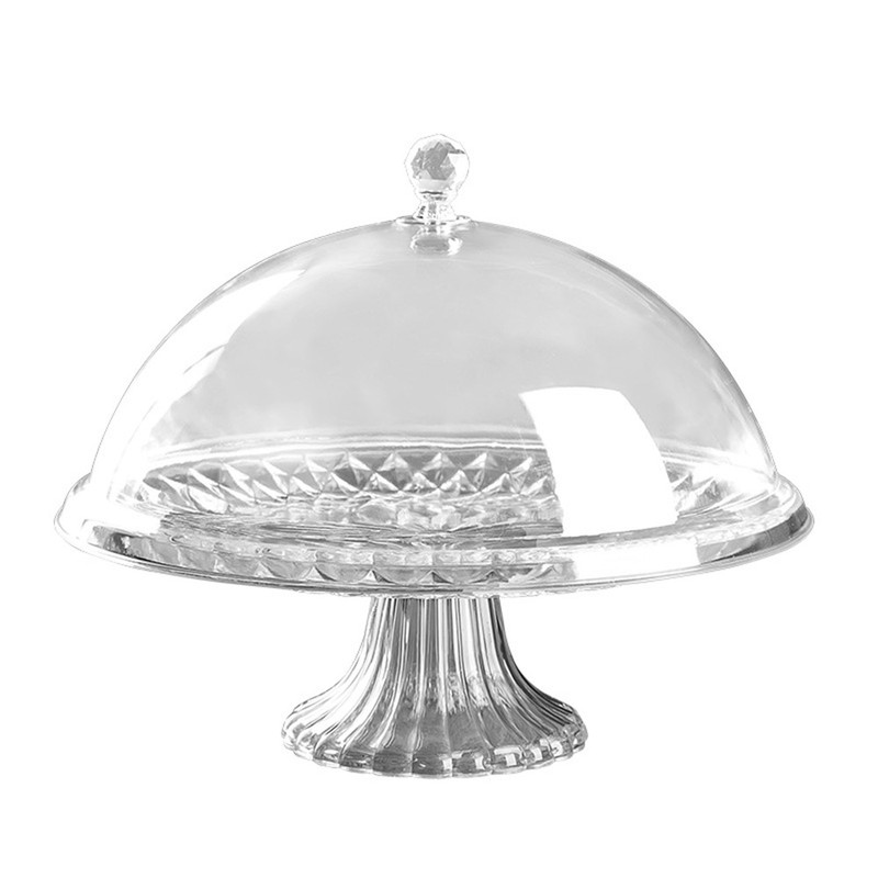 Cake Tray with Lid Cake Tray Portable Dustproof Cake Stand A R1L82213