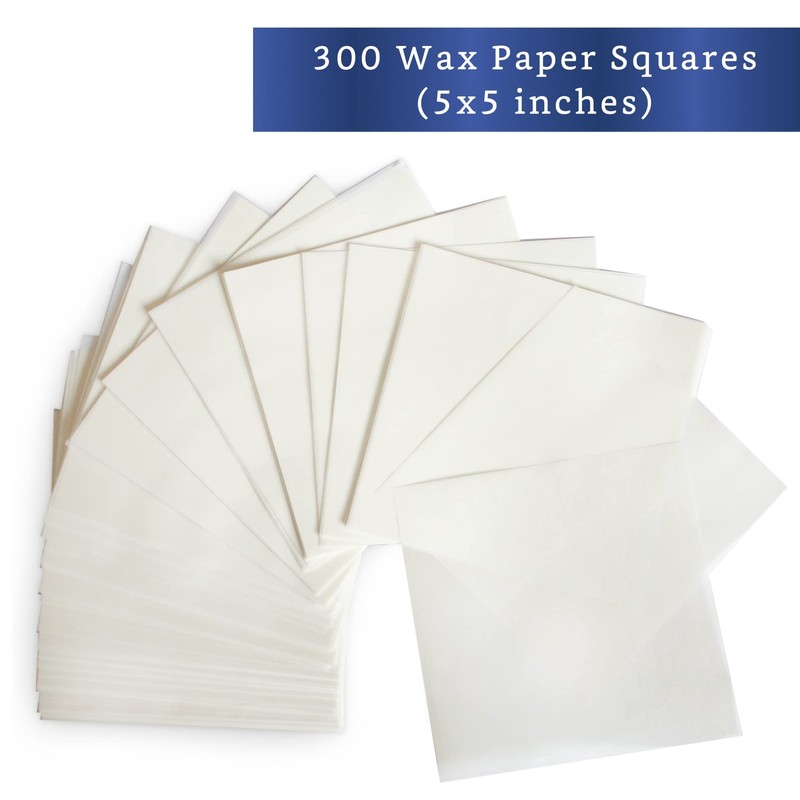 Wax Paper Candy Wrappers for Caramels (300 5 x 5 inch (Pack of 300), White gallery