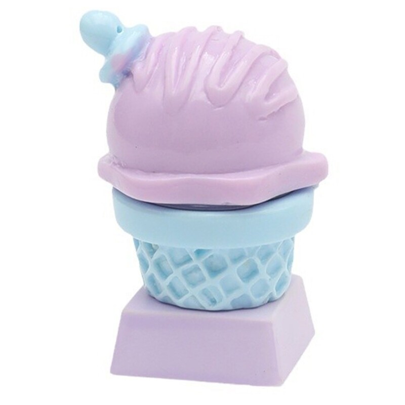3D Ice Cream Cone Keycap For Mechanical Keyboards Adds Fun And Unique Touching