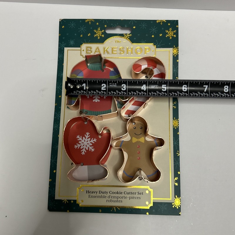 The BakeShop 4 pc Holiday Heavy Duty Sweater Cookie Cutters Stainless Steel NEW! gallery