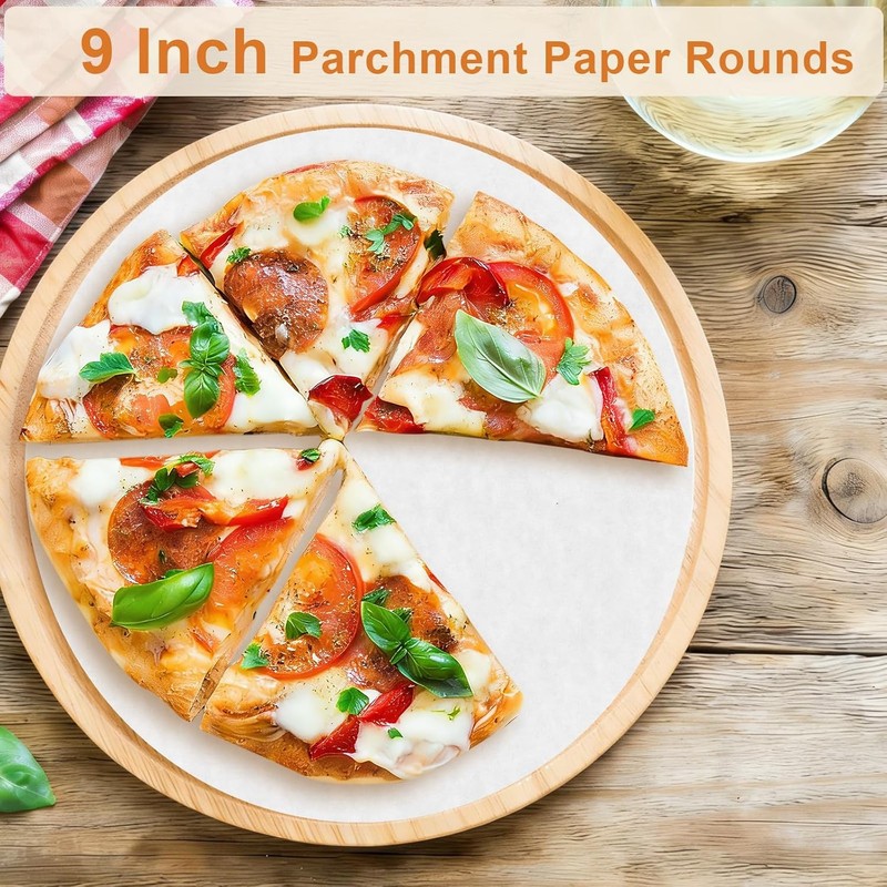 200PCS Parchment Paper Rounds 9 Inch White Cake Pan Liners Non-Stick Parchment gallery