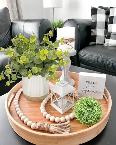 Small Fake Eucalyptus for Decorative Trays,9.5" Eucalyptus-ceramic Pot gallery