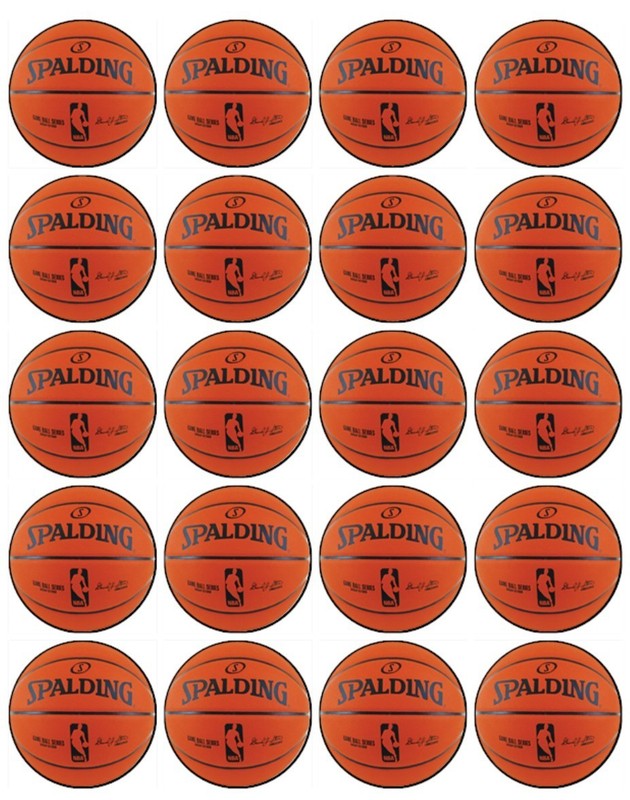 Basketball Edible Wafer Cake & Cupcake Toppers – Basketball Cake Decorations