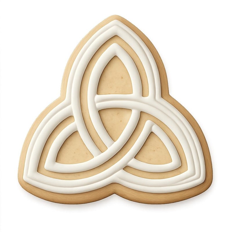 Double Loop Triquetra Cookie Cutter & Stamp - 4x3.5 gallery