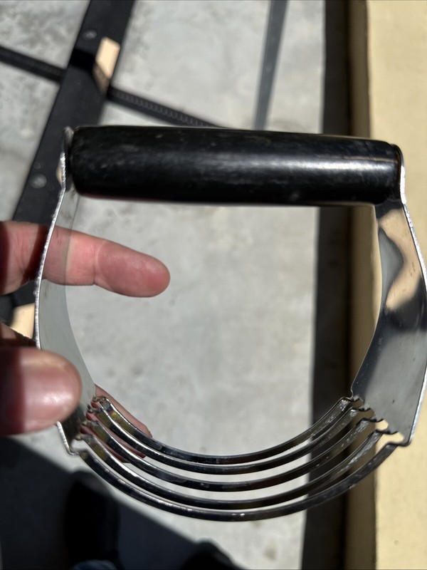 Vintage Ecko USA Pastry Cutter Dough Blender CHROMIUM PLATED Kitchen Gadgets