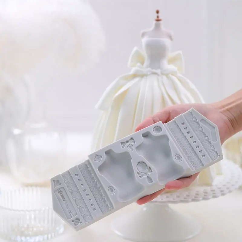 Fondant Silicone Mold DIY Wedding Fondant Cake Decorating Tools Sugarcraft Mould
