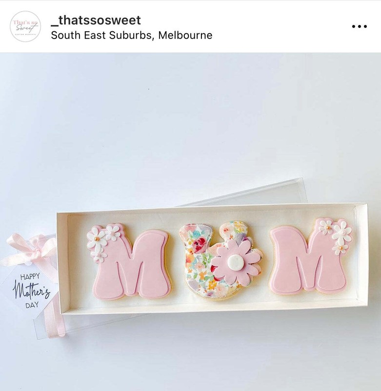 Floral mum cookie debossers mother’s day daisy