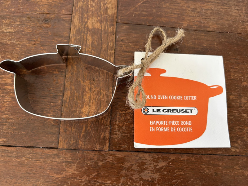 Le Creuset Round Dutch Oven Cookie Cutter New