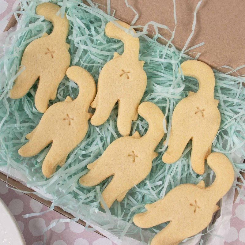 Kitty Butt cookie cutter, 1 piece - Bakerlogy 10.3 cm x 4.3 cm, White gallery