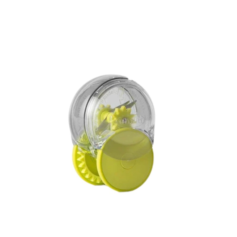 Chef’n GarlicZoom Garlic Chopper, Handheld Mincer with One Size, Green