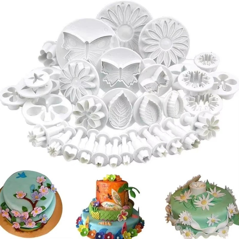33 Pcs Fondant Mold Set / Cookie / Flower / Confectionery Accessories gallery