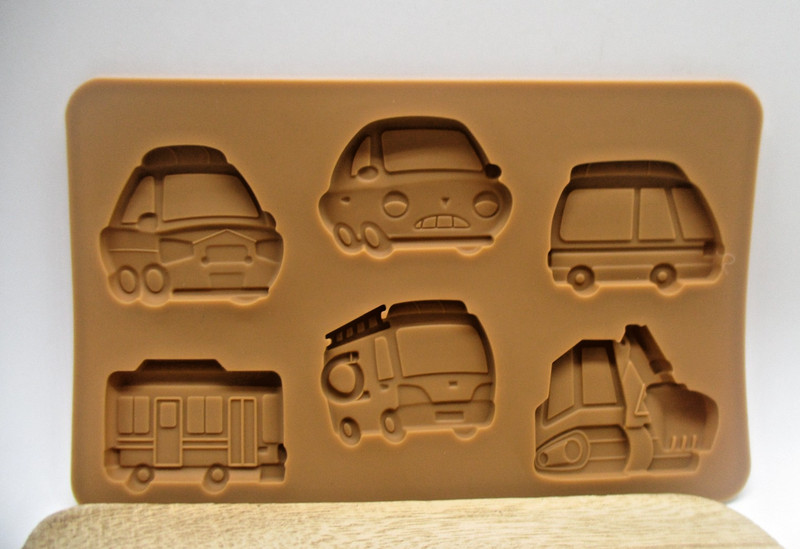 Cotta Vehicle Silicone Mold Car Truck Bus Train Chocolate mold gallery