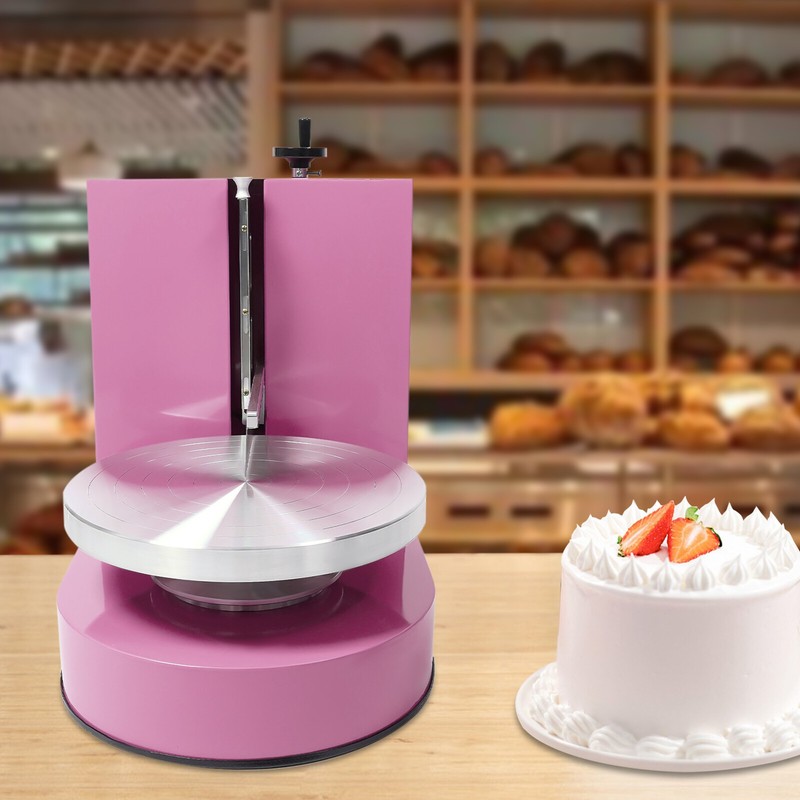 Adjustable Cake Cream Spreading Machine Cake Decorating Machine W/LCD Display