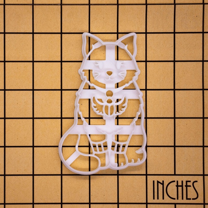 Cute Bastet Cookie Cutter - Egyptian goddess cat kitty scarab ancient Egypt Bast gallery