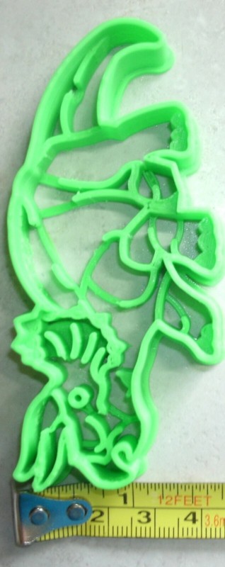 TRICERATOPS DINOSAUR JURASSIC LARGE FRILL THREE HORNED COOKIE CUTTER USA PR2399 gallery