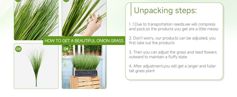 33" Artificial Plants 6 Pa On Tall Grass Greenery, Faux Fake gallery