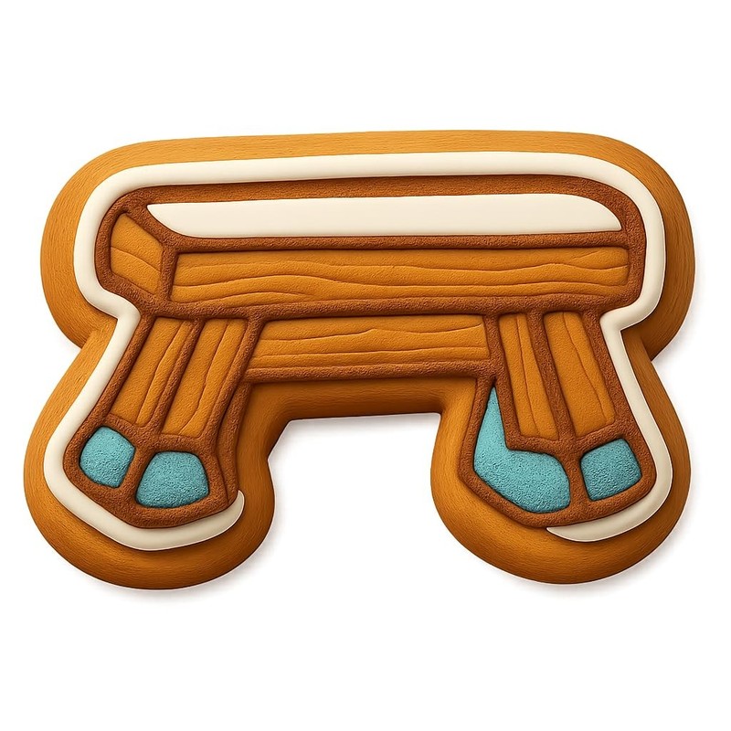 Balance Beam Cookie Cutter & Stamp, Fondant & Clay – 4×2.5
