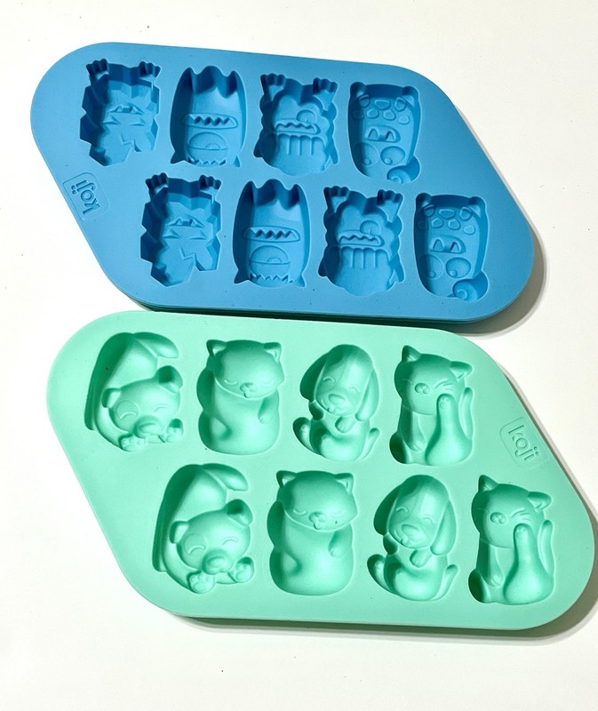 Chocolate Or Craft Dogs Cats Monster Silicone Molds 2 pack gallery