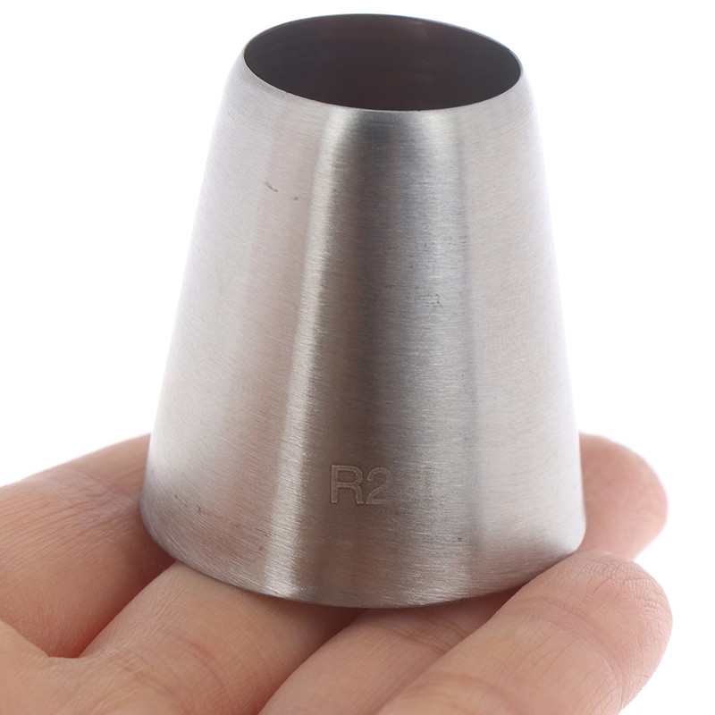 R22L Round Piping Tip Decorating Nozzle Pastry Tips Fondant Cake Pastry Tool AY gallery