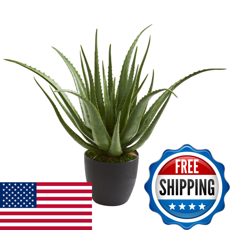 Nearly Natural Aloe Artificial Plant