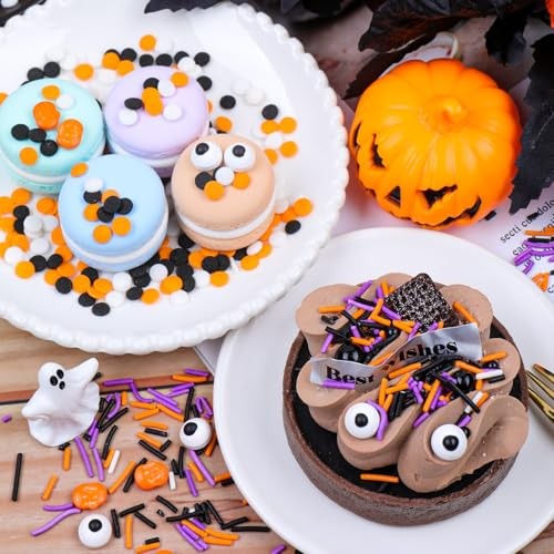 Halloween Sprinkles, 11.3oz - 4 Types - Edible Cake Decorations - Candy gallery