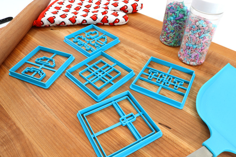 Minecraft Blocks Set 1 Cookie Cutters- Chest, Crafting Table, Furnace, Jack O gallery