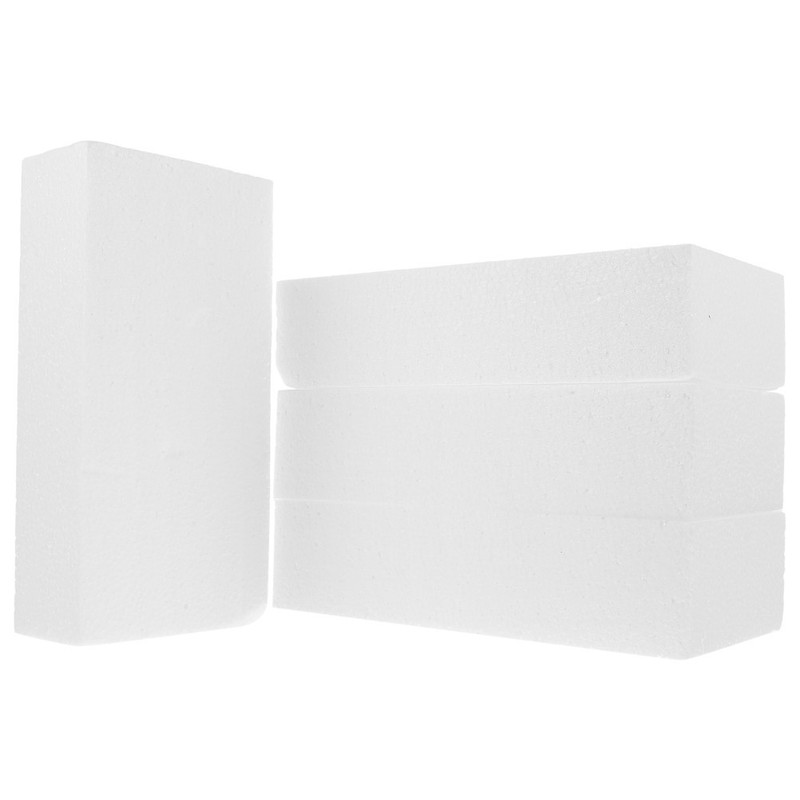 4Pcs Craft Foam Blocks White for DIY Painting Sculpting and Party Decorations gallery