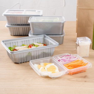 Baking Tray 25 Pa of 48 oz Greaseproof Oven-Safe gallery