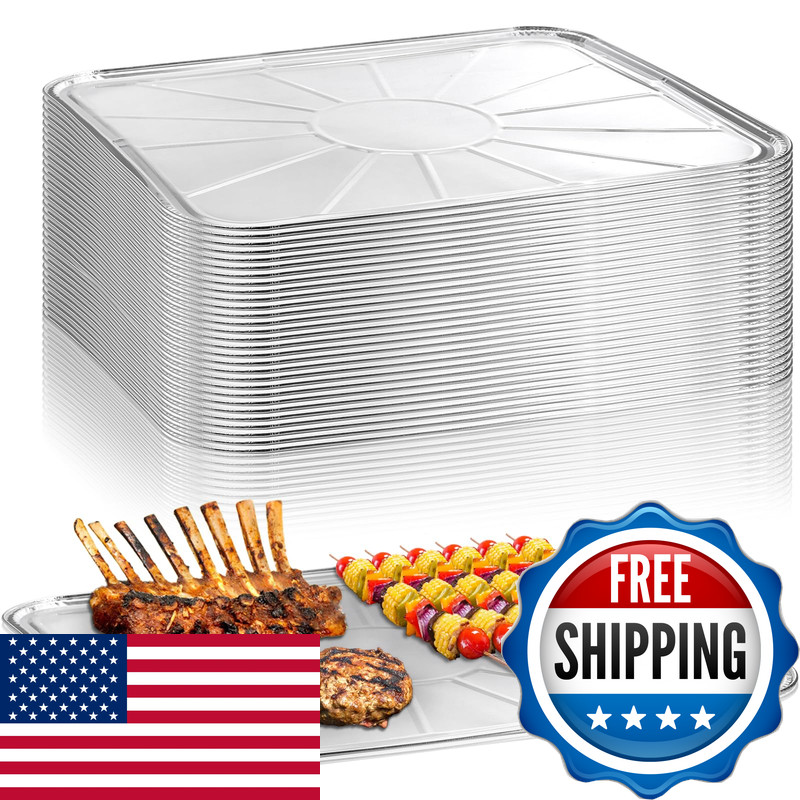 Lawei Set Of 30 Disposable Foil Oven Liners - 18.5 X 15.5 Inch Aluminum Foil