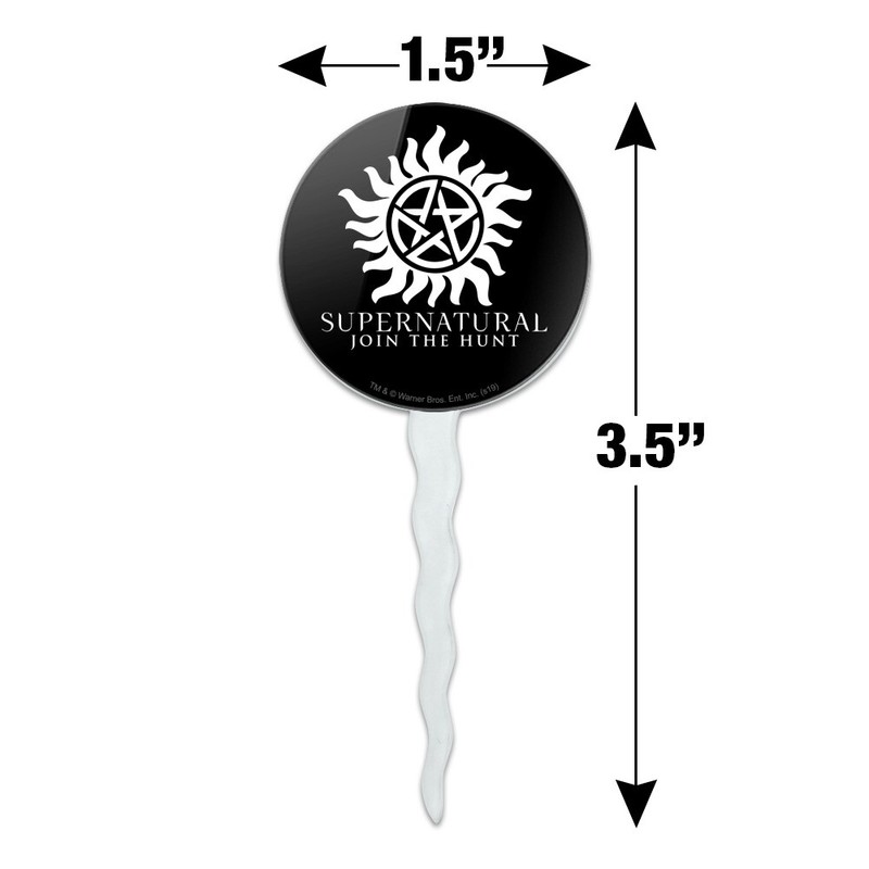 Supernatural Anti Possession Symbol Cupcake Picks Toppers Decoration Set of 6 gallery