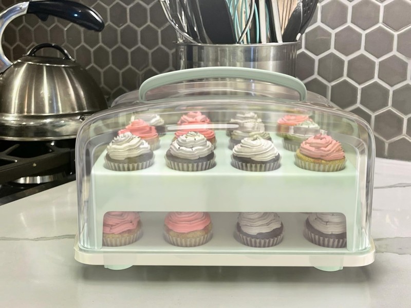 Cupcake Box for MINI Cupcakes. NOT For Standard Size Cupcakes. Fashionable Gr... gallery