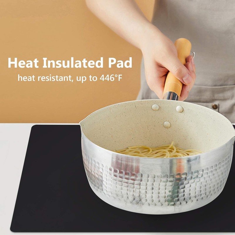 Gartful Extra Large Silicone Mats for Countertop, 28" XL-28 x 20x 0.03, Black gallery
