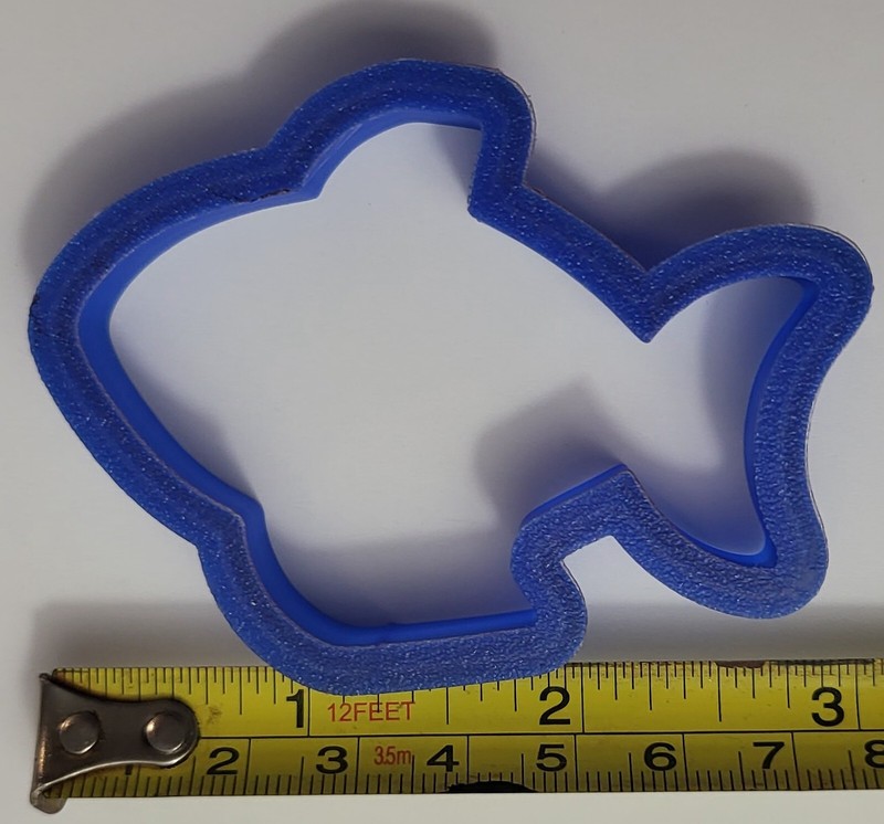 3d Printed Fish Cookie Cutter Food Safe PLA Plastic 2.5 Wide-3" Long gallery