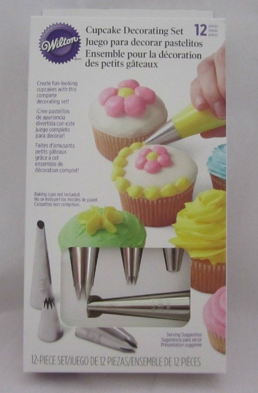 Wilton Industries Inc 12 Pc Cupcake Decorating Tip Set NEW