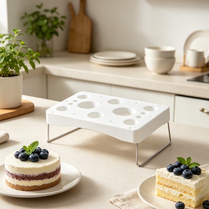 2Pcs Frosting Piping Bag Holder Stand with 360 Degree Access for Cake Decorating gallery