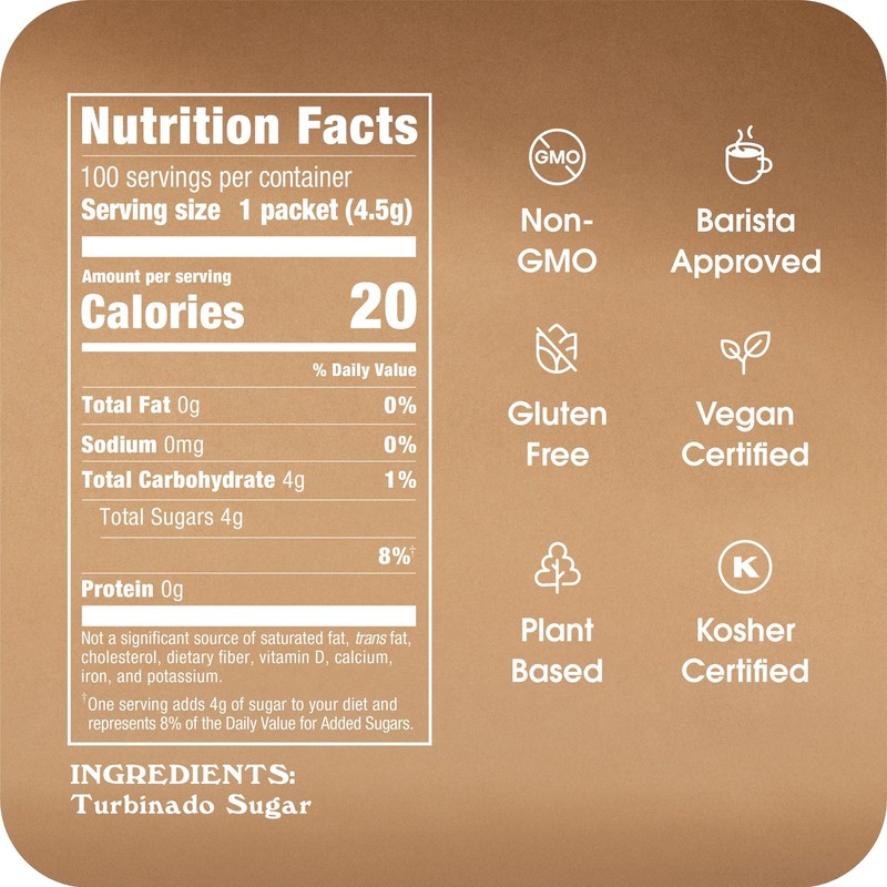 Sugar In The Raw Turbinado Cane Cubes, 17.6 oz. Ounce (Pack of 1) gallery