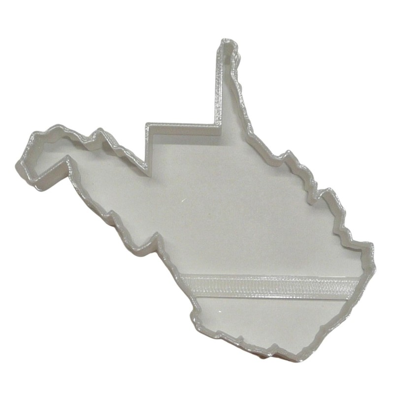 WEST VIRGINIA STATE OUTLINE MOUNTAIN COOKIE CUTTER MADE IN USA PR4717