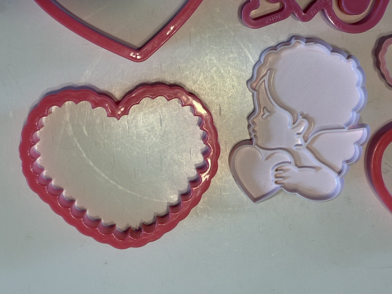 9 Valentine's Day Cookie Plastic Cutters - 9 Designs & Sizes gallery