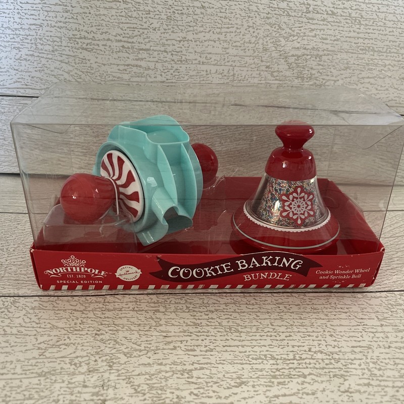 Hallmark Northpole COOKIE BAKING BUNDLE Wonder Wheel & Sprinkle Cookie Bell