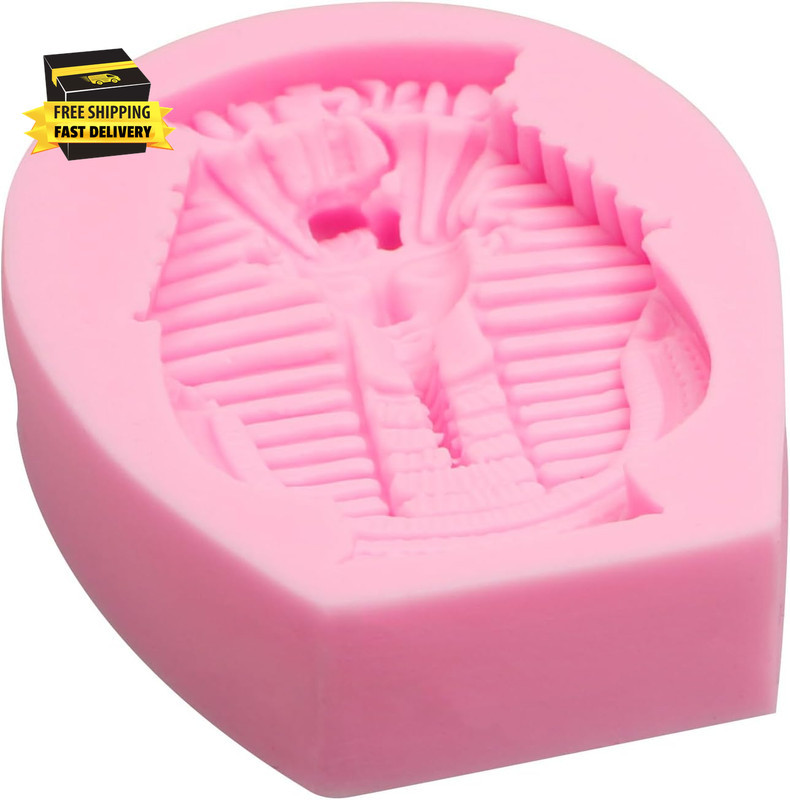 Egyptian Pyramid Silicone Molds 3D Mummy Chocolate Fondant Molds Egyptian Pharao gallery