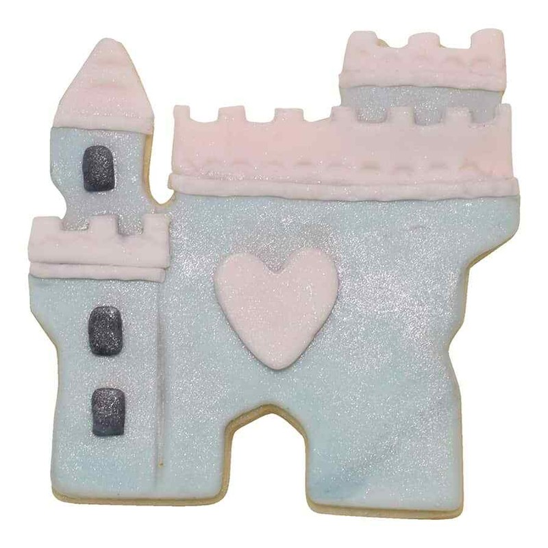 3" Castle Cookie Cutter Tin Steel Royalty Princess Fairytale Medieval Times gallery